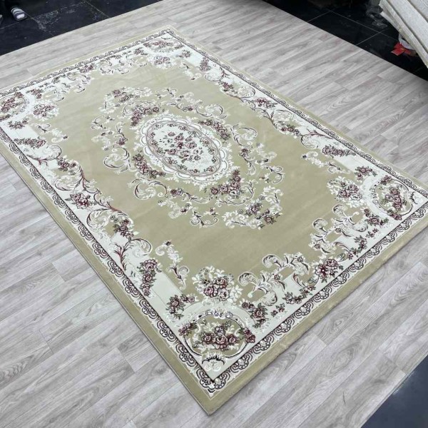 سجاد تركي باريس 6989C لون بيج مقاس 500*600