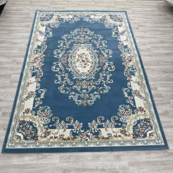 سجاد تركي باريس 6989C لون سماوي مقاس 250*350