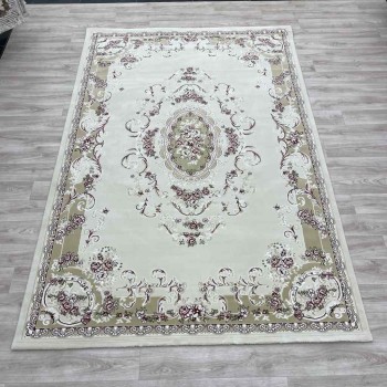 سجاد تركي باريس 6989C لون كريم مقاس 250*350