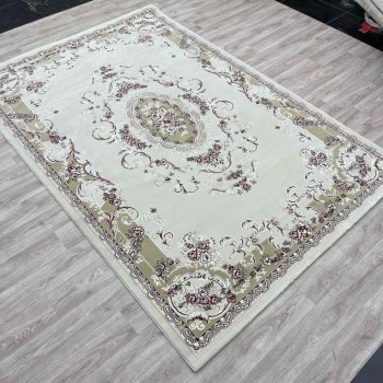 سجاد تركي باريس 6989C لون كريم مقاس 250*350