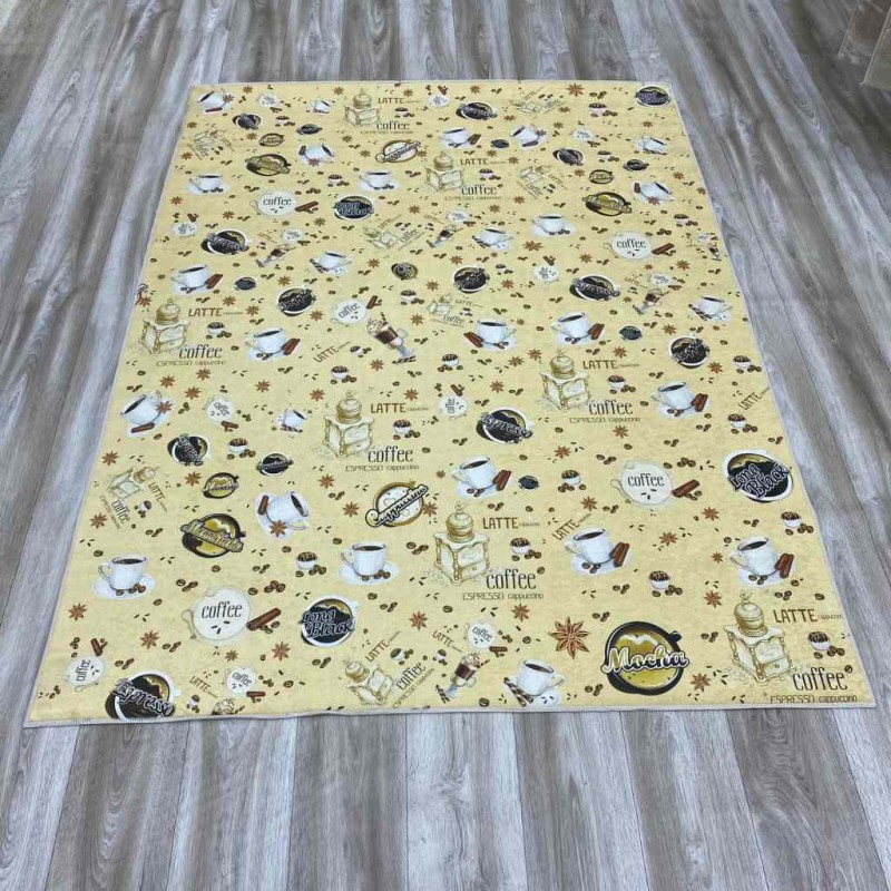 سجاد مطابخ ربل كوب القهوه   ذهبي