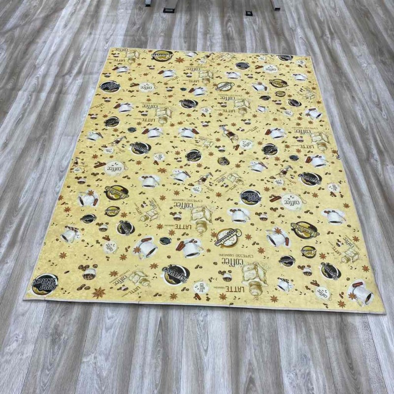 سجاد مطابخ ربل كوب القهوه   ذهبي