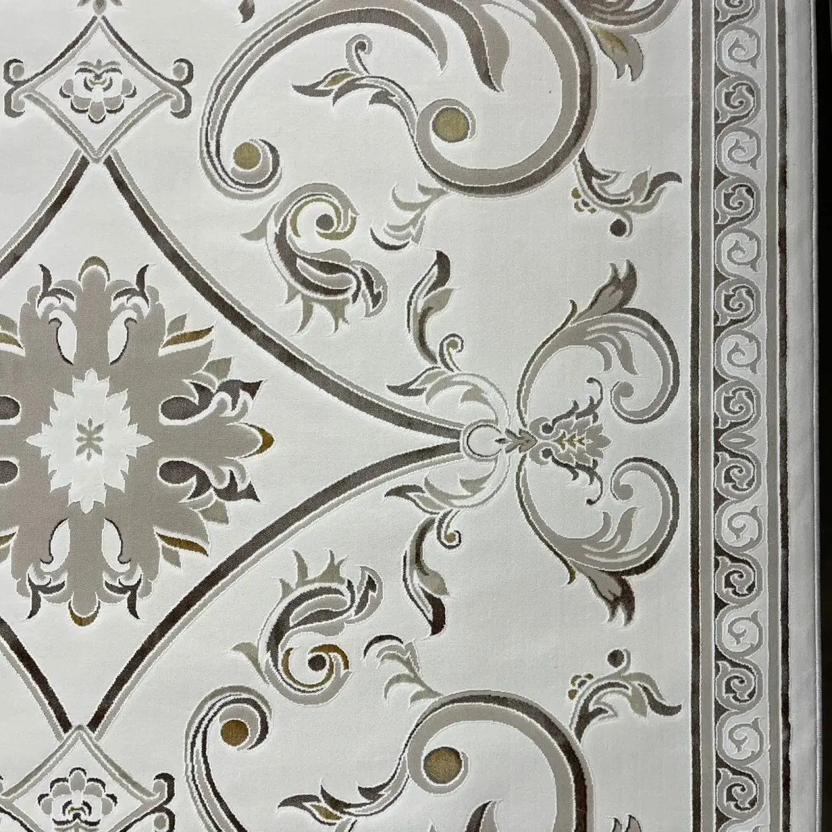 سجاد سفير تركي SRC28A  كريم بيج مقاس 50*80 - سجاد فرنسي شرقي