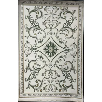 سجاد سفير تركي SRC28A كريم اخضر مقاس 150*220