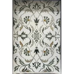 سجاد سفير تركي SRC32C كريم اخضر مقاس 50*80