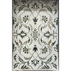 سجاد سفير تركي SRC32C كريم اخضر مقاس 100*300