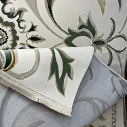 سجاد سفير تركي SRC32C كريم اخضر مقاس 50*80