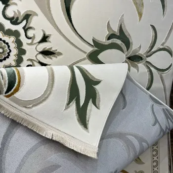 سجاد سفير تركي SRC32C كريم اخضر مقاس 50*80