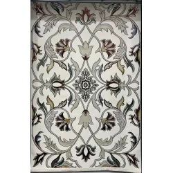 سجاد سفير تركي SRC32C كريم مولتي مقاس 100*200