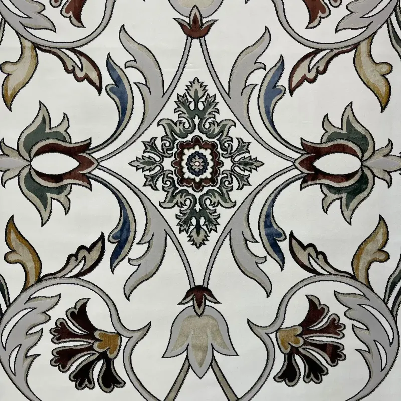 سجاد سفير تركي SRC32C كريم مولتي مقاس 250*350 - سجاد فرنسي شرقي