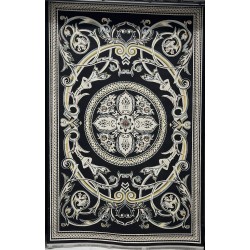 سجاد سفير تركي SRC03A اسود مولتي مقاس  300*400