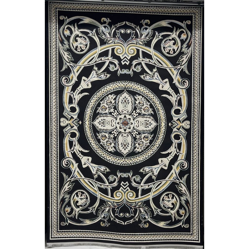 سجاد سفير تركي SRC03A اسود مولتي مقاس  300*400