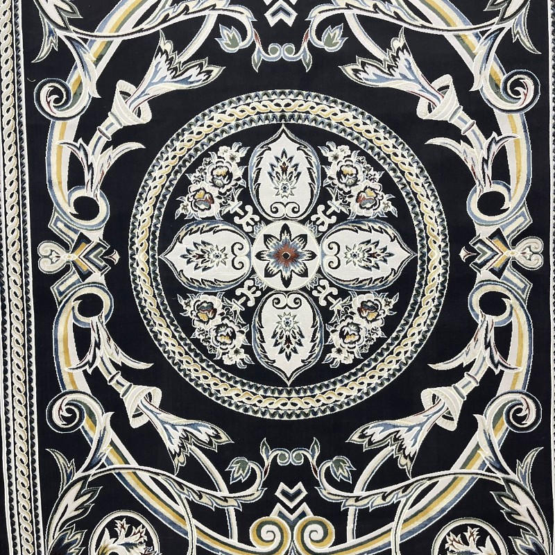 سجاد سفير تركي SRC03A اسود مولتي مقاس  300*400