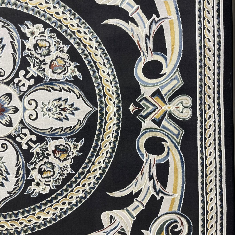 سجاد سفير تركي SRC03A اسود مولتي مقاس  300*400