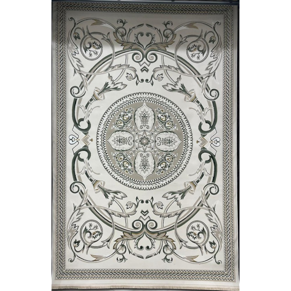 سجاد سفير تركي SRC03A كريم اخضر مقاس 50*80