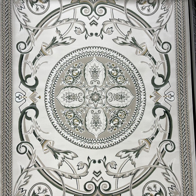 سجاد سفير تركي SRC03A كريم اخضر مقاس 50*80
