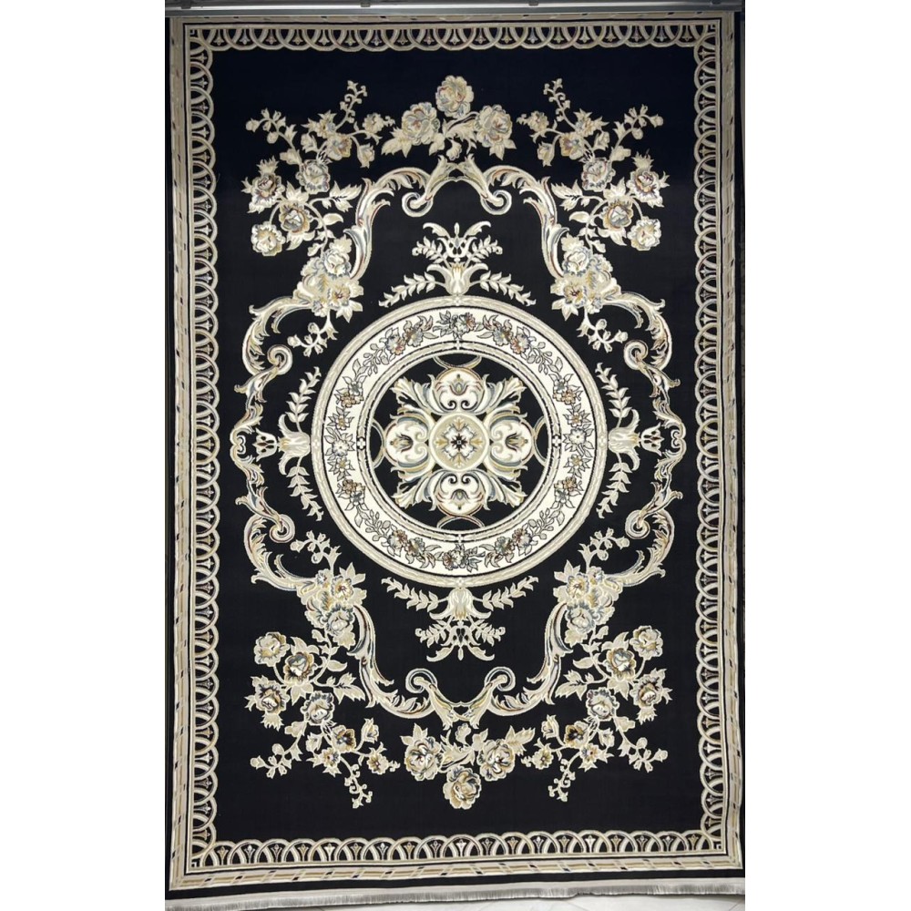 سجاد سفير تركي SRC04A اسود مولتي مقاس 50*80
