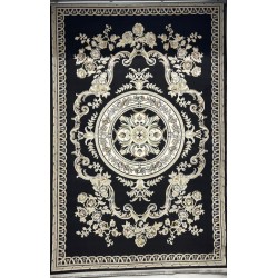 سجاد سفير تركي SRC04A اسود مولتي مقاس 80*150