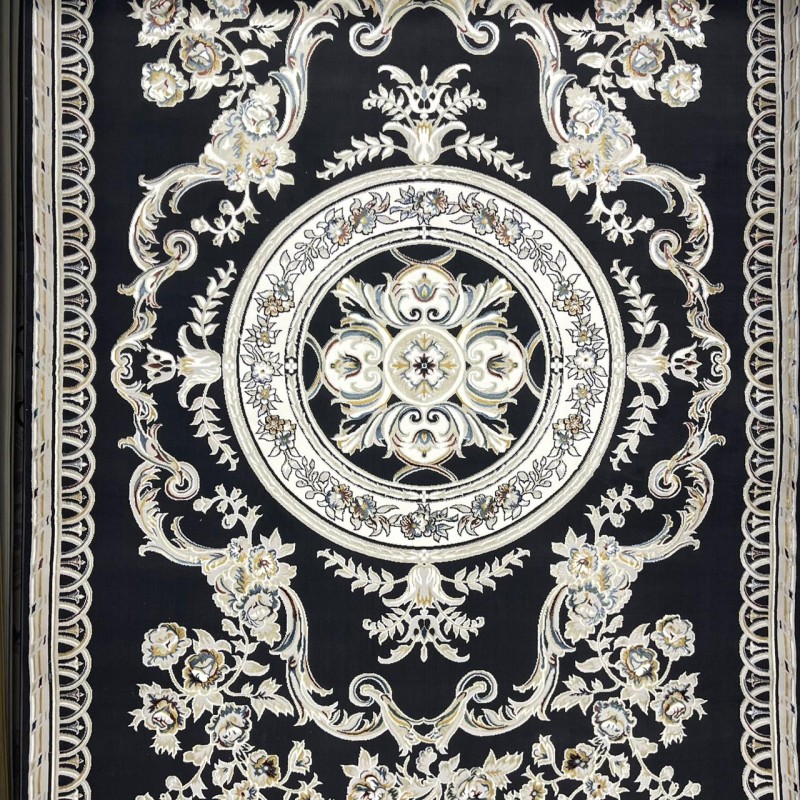 سجاد سفير تركي SRC04A اسود مولتي مقاس 50*80