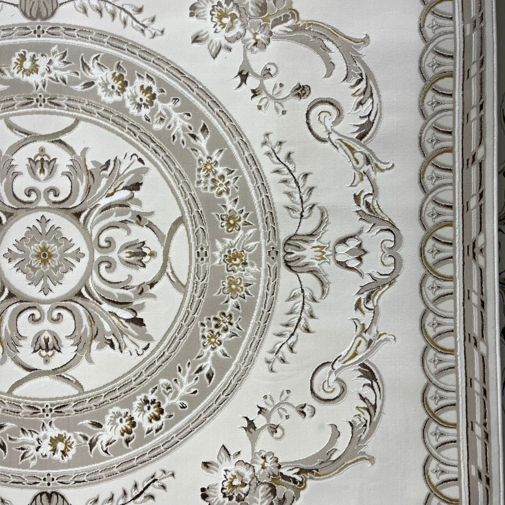 سجاد سفير تركي SRC04A كريم بيج مقاس  300*400