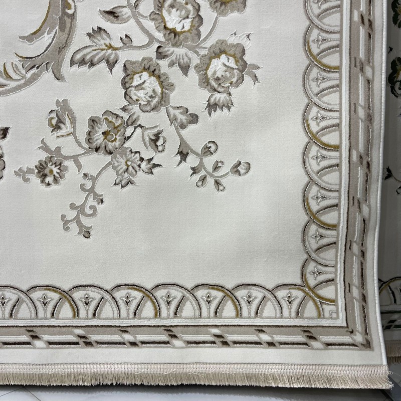 سجاد سفير تركي SRC04A كريم بيج مقاس  300*400