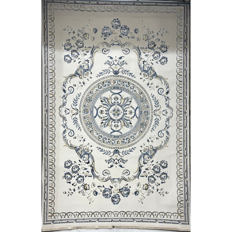 سجاد سفير تركي SRC04A كريم سماوي مقاس 50*80