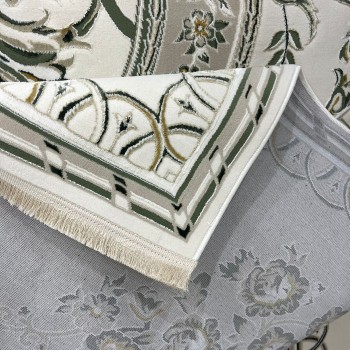 سجاد سفير تركي SRC04A كريم اخضر مقاس 300*400