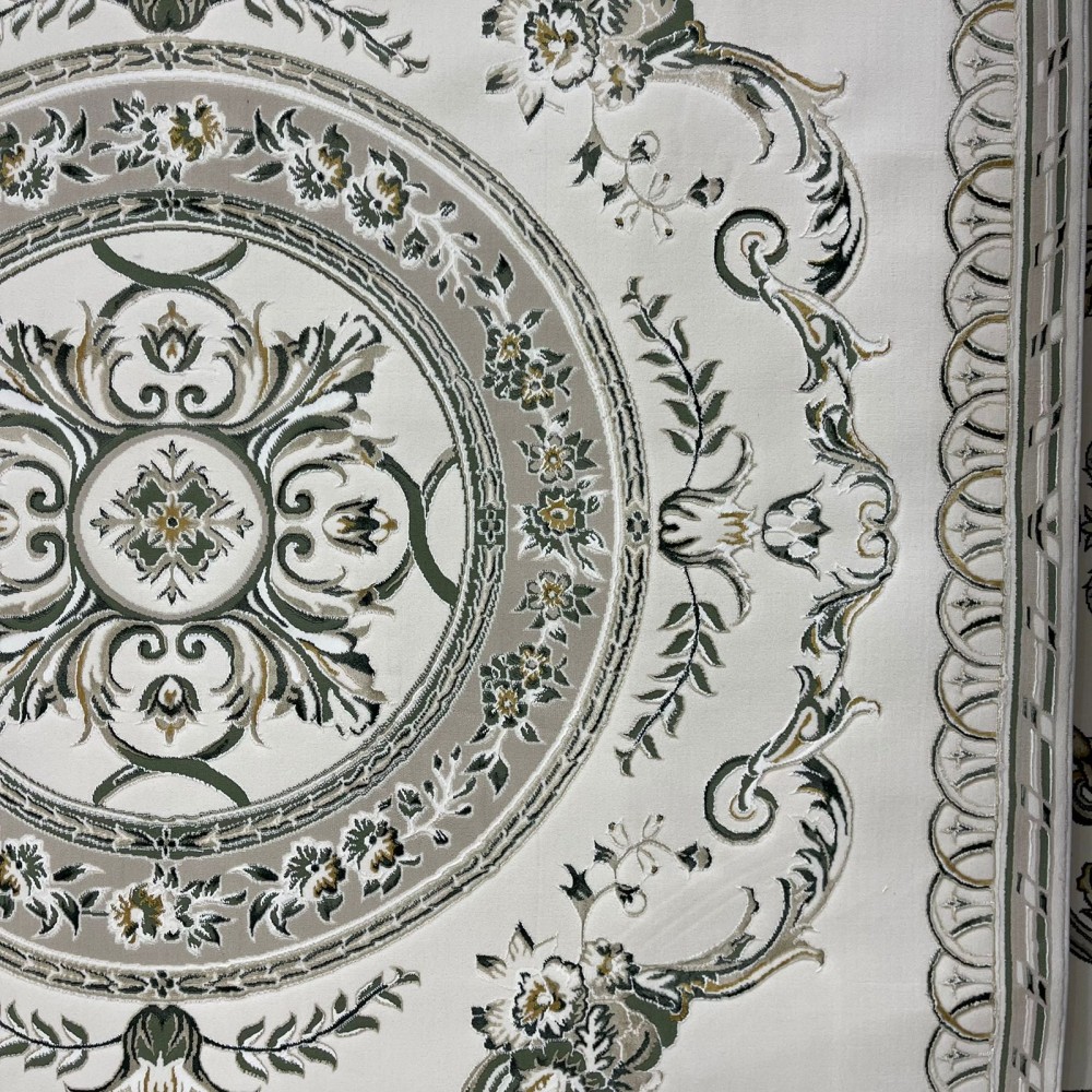 سجاد سفير تركي SRC04A كريم اخضر مقاس 300*400