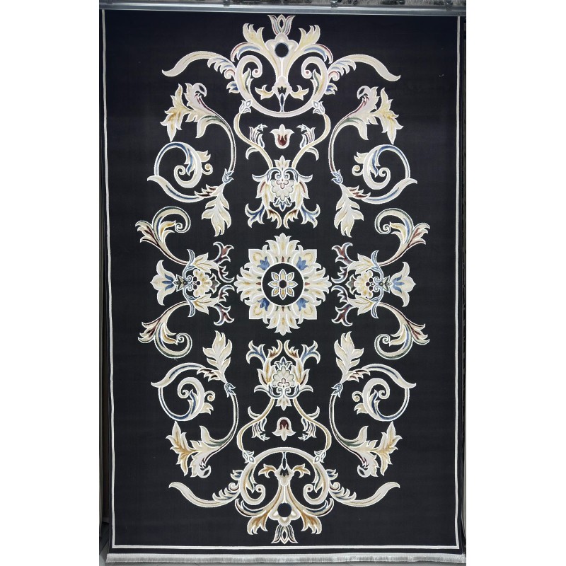 سجاد سفير تركي SRC05A اسود مولتي مقاس 50*80