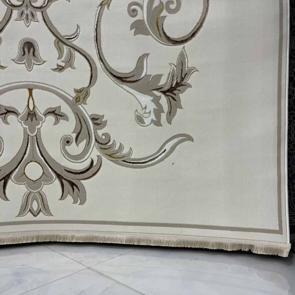 سجاد سفير تركي SRC05A كريم بيج مقاس  300*400