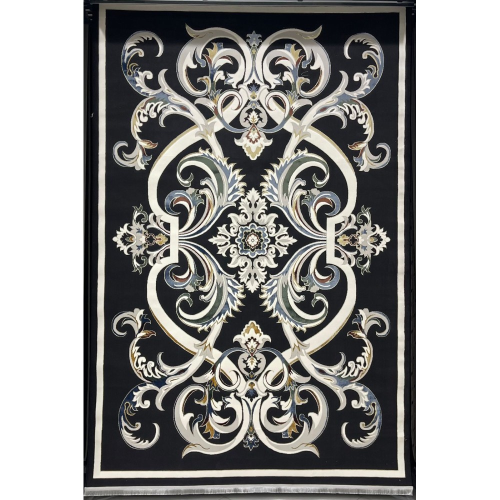 سجاد سفير تركي SRC06A اسود مولتي مقاس  300*400