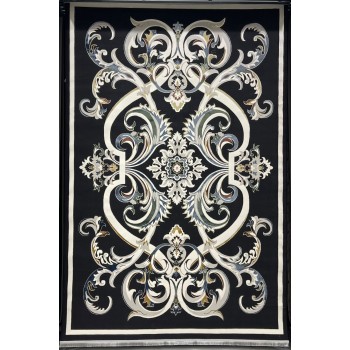 سجاد سفير تركي SRC06A اسود مولتي مقاس  300*400