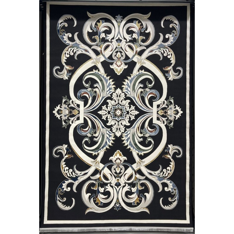 سجاد سفير تركي SRC06A اسود مولتي مقاس  300*400