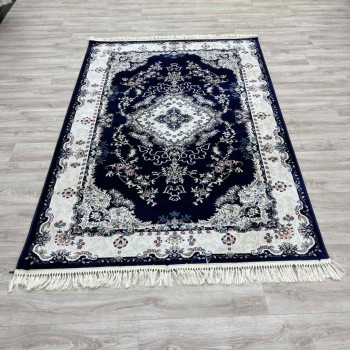 سجاد تركي سوبر اصفهان C709A لون كحلي مقاس 250*350