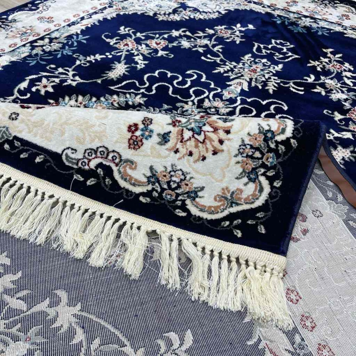 سجاد تركي سوبر اصفهان C709A لون كحلي مقاس 200*300