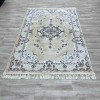 سجاد تركي سوبر اصفهان C709B لون كريم مقاس 150*220