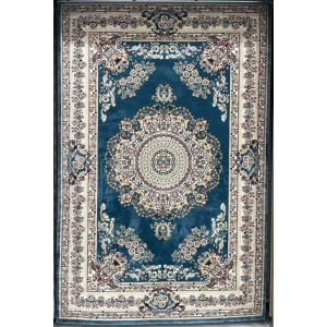 سجاد تركي سوبر مليون 3658D لون سماوي مقاس 150*220