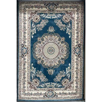 سجاد تركي سوبر مليون 3658D لون سماوي مقاس 250*350