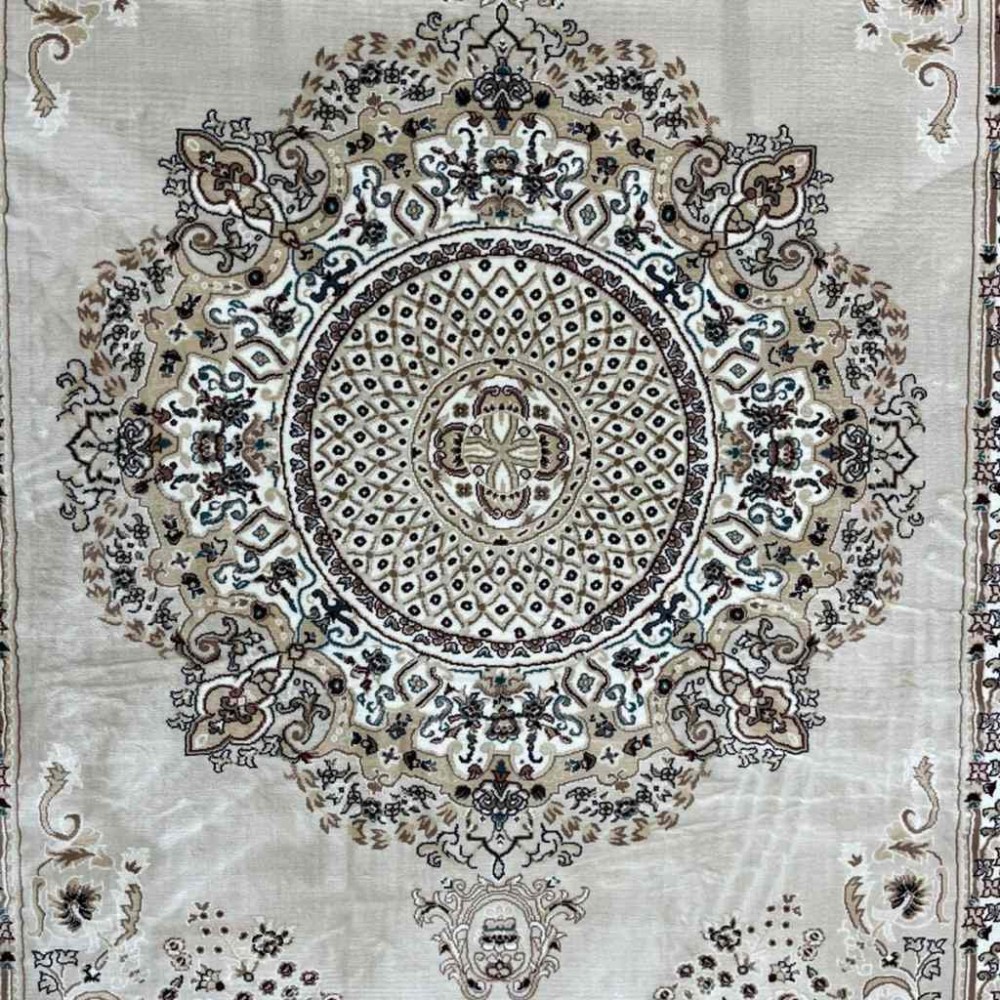سجاد تركي سوبر مليون 3658D لون كريم مقاس 200*300