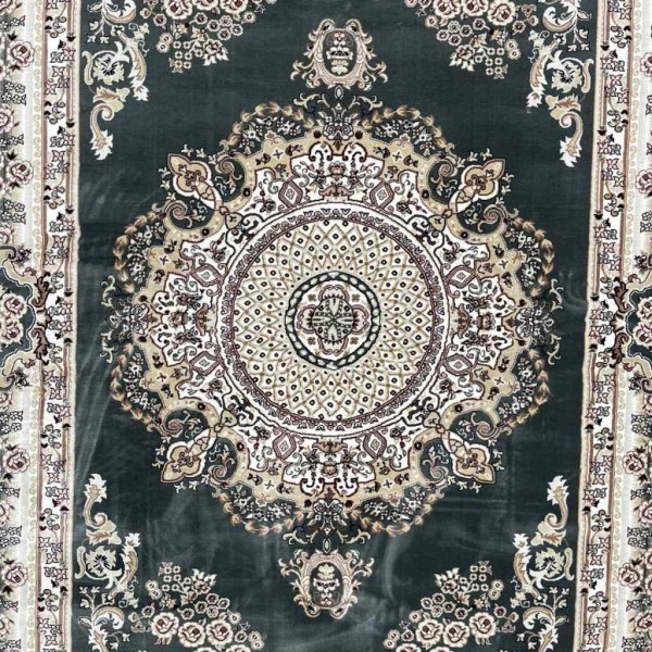 سجاد تركي سوبر مليون 3658D لون رصاصي مقاس 150*220