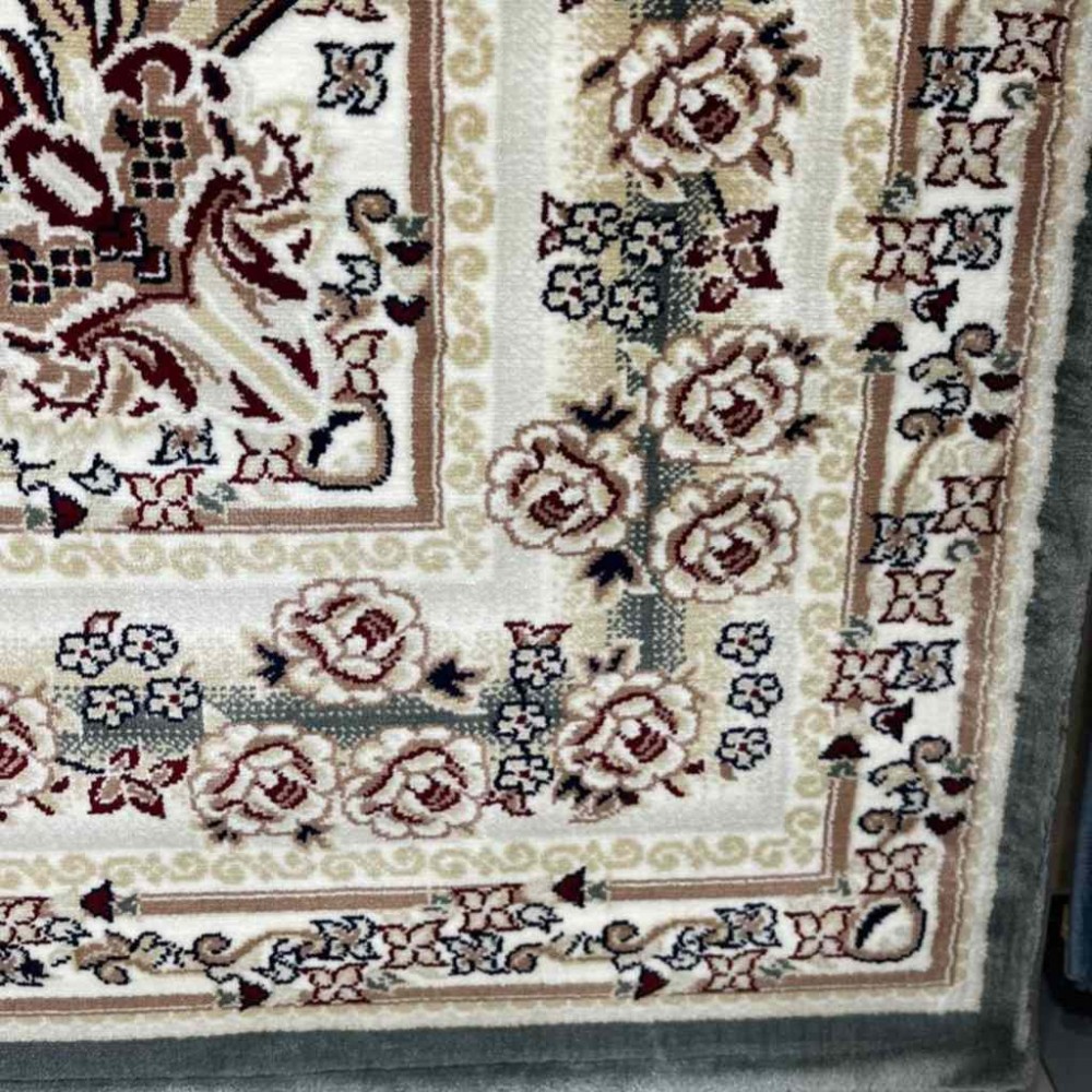 سجاد تركي سوبر مليون 3658D لون رصاصي مقاس 400*600