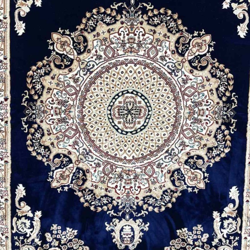 سجاد تركي سوبر مليون 3658D لون كحلي مقاس 300*400