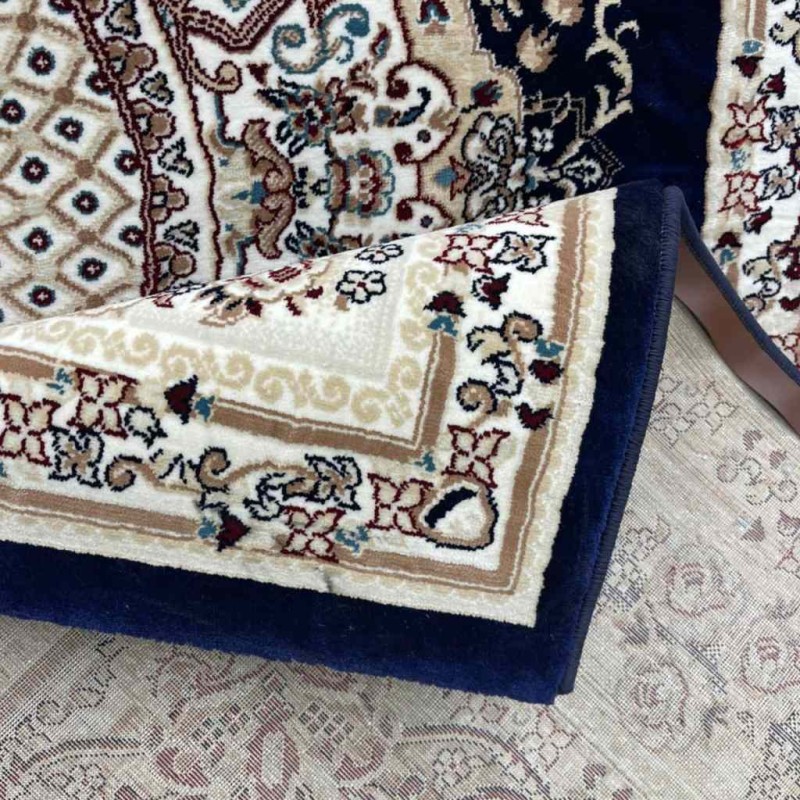 سجاد تركي سوبر مليون 3658D لون كحلي مقاس 300*400