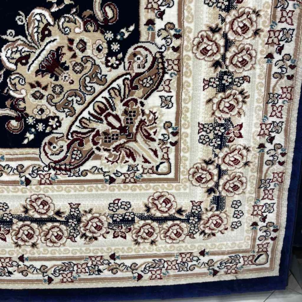 سجاد تركي سوبر مليون 3658D لون كحلي مقاس 50*80