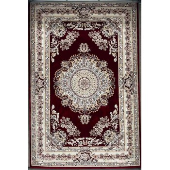 سجاد تركي سوبر مليون 3658D لون عنابي مقاس 250*350