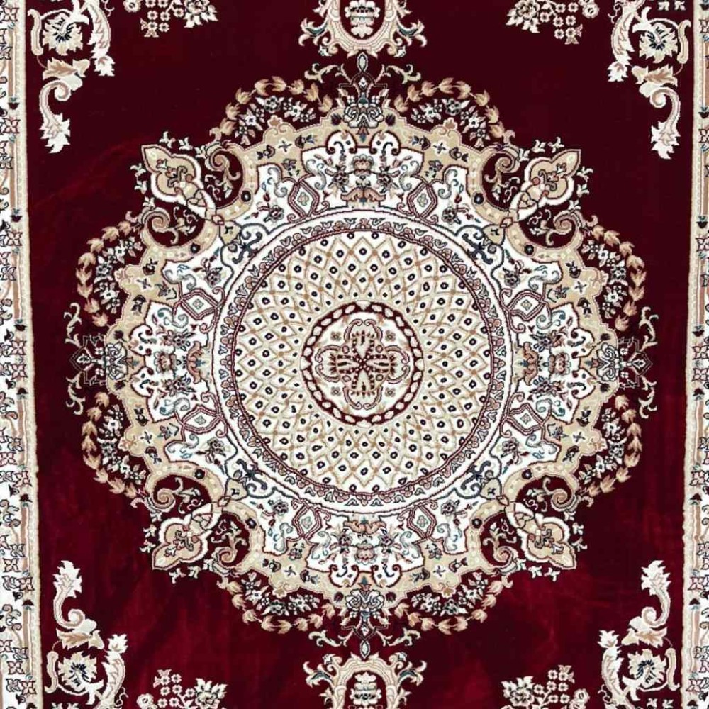 سجاد تركي سوبر مليون 3658D لون عنابي مقاس 400*600