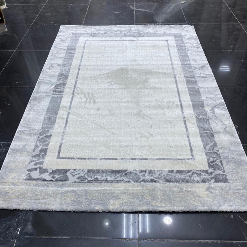 سجاد تركي لوتس 18564 رصاصي فاتح