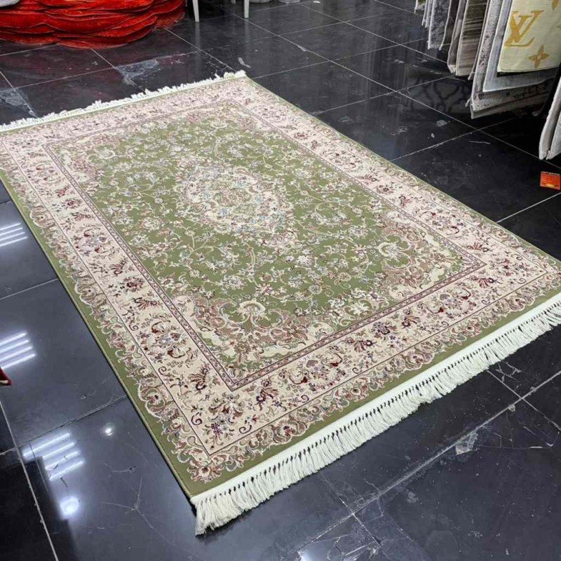 سجاد تركي تبريز 3075 اخضر فاتح