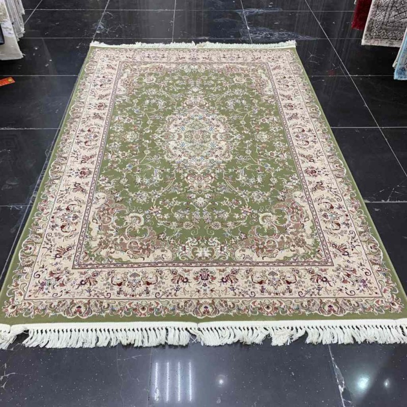سجاد تركي تبريز 3075 اخضر فاتح