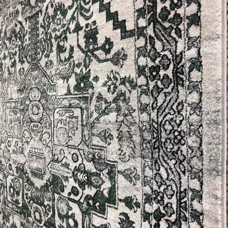 سجاد تركي فيرونا 42 رصاصي مع اخضر